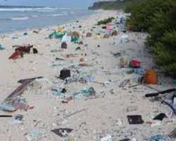 Though it is an uninhabited island plastic pollution is a major problem on its beaches. It is due to the South Pacific Gyre. It is estimated that the 